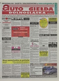 Auto Giełda Dolnośląska : regionalna gazeta ogłoszeniowa, 2007, nr 33 (1571) [19.03]