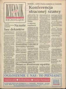 Dziennik Dolnośląski, 1991, nr 74 [10 stycznia]