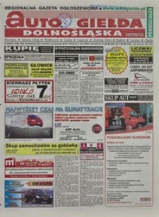 Auto Giełda Dolnośląska : regionalna gazeta ogłoszeniowa, 2007, nr 58 (1596) [21.05]