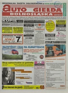 Auto Giełda Dolnośląska : regionalna gazeta ogłoszeniowa, 2007, nr 61 (1599) [28.05]