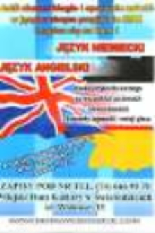 Język niemiecki, język angielski