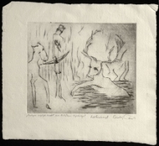 O odkryciu ciepłych źródeł przez Bolesława Krzywoustego [Dokument ikonograficzny]