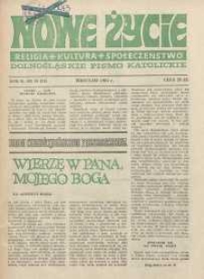 Nowe Życie :dolnośląskie pismo katolickie : religia, kultura, społeczeństwo, 1984, nr 10 (24)