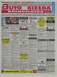 Auto Giełda Dolnośląska : regionalna gazeta ogłoszeniowa, 2007, nr 65 (1603) [6.06]