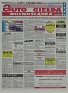 Auto Giełda Dolnośląska : regionalna gazeta ogłoszeniowa, 2007, nr 74 (1612) [27.06]