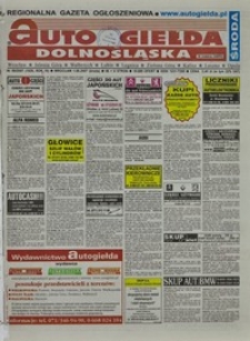 Auto Giełda Dolnośląska : regionalna gazeta ogłoszeniowa, 2007, nr 89 (1626) [1.08]