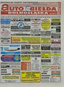 Auto Giełda Dolnośląska : regionalna gazeta ogłoszeniowa, 2007, nr 93 (1630) [10.08]