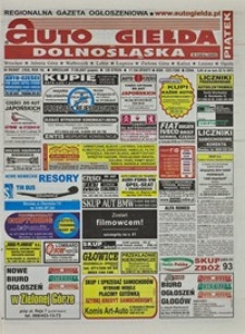 Auto Giełda Dolnośląska : regionalna gazeta ogłoszeniowa, 2007, nr 95 (1632) [17.08]