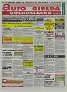 Auto Giełda Dolnośląska : regionalna gazeta ogłoszeniowa, 2007, nr 96 (1633) [20.08]