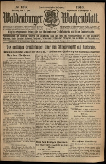 Waldenburger Wochenblatt, Jg. 62, 1916, nr 159