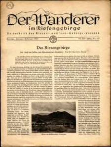 Der Wanderer im Riesengebirge, 1943, nr 1-2