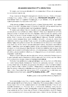 Jak powstała nazwa kina LOT w Jeleniej Górze [Dokument elektroniczny]