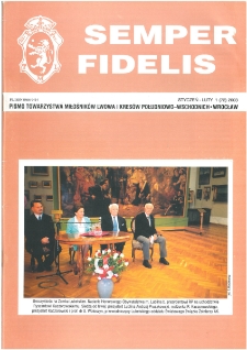 Semper Fidelis : pismo Towarzystwa Miłośników Lwowa i Kresów Południowo-Wschodnich, 2003, nr 1 (72)