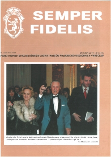 Semper Fidelis : pismo Towarzystwa Miłośników Lwowa i Kresów Południowo-Wschodnich, 2005, nr 1 (84)