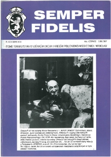 Semper Fidelis : pismo Towarzystwa Miłośników Lwowa i Kresów Południowo-Wschodnich, 2007, nr 3 (98)