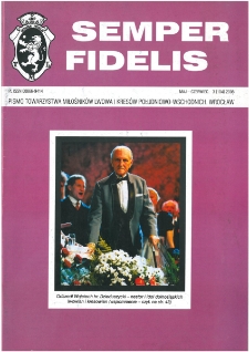 Semper Fidelis : pismo Towarzystwa Miłośników Lwowa i Kresów Południowo-Wschodnich, 2008, nr 3 (104)