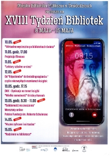 XVIII Tydzień Bibliotek - plakat [Dokument życia społecznego]