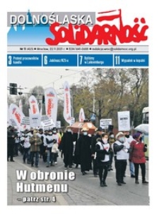 Dolnośląska Solidarność, 2021, nr 11 (435)