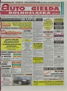Auto Giełda Dolnośląska : regionalna gazeta ogłoszeniowa, 2007, nr 105 (1642) [10.09]
