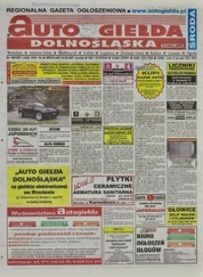 Auto Giełda Dolnośląska : regionalna gazeta ogłoszeniowa, 2007, nr 109 (1646) [19.09]