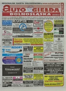 Auto Giełda Dolnośląska : regionalna gazeta ogłoszeniowa, 2007, nr 110 (1647) [21.09]
