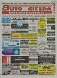 Auto Giełda Dolnośląska : regionalna gazeta ogłoszeniowa, 2007, nr 116 (1653) [5.10]
