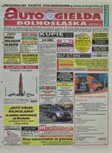 Auto Giełda Dolnośląska : regionalna gazeta ogłoszeniowa, 2007, nr 117 (1654) [8.10]