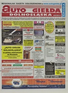 Auto Giełda Dolnośląska : regionalna gazeta ogłoszeniowa, 2007, nr 121 (1658) [17.10]