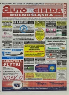 Auto Giełda Dolnośląska : regionalna gazeta ogłoszeniowa, 2007, nr 131 (1668) [9.11]