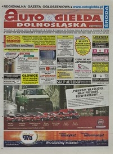Auto Giełda Dolnośląska : regionalna gazeta ogłoszeniowa, 2007, nr 133 (1670) [14.11]
