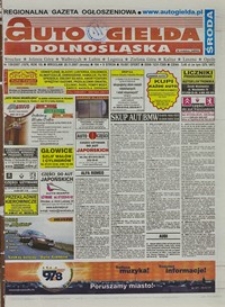 Auto Giełda Dolnośląska : regionalna gazeta ogłoszeniowa, 2007, nr 139 (1676) [28.11]