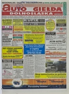 Auto Giełda Dolnośląska : regionalna gazeta ogłoszeniowa, 2007, nr 141 (1678) [3.12]