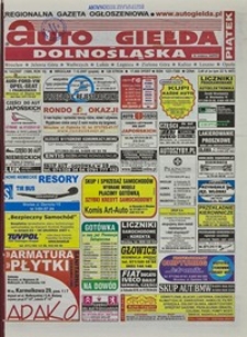 Auto Giełda Dolnośląska : regionalna gazeta ogłoszeniowa, 2007, nr 143 (1680) [7.12]