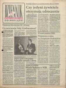 Dziennik Dolnośląski, 1991, nr 98 [13 lutego], wyd. Jelenia Góra - Legnica - Wałbrzych