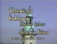 Program telewizji kablowej Studio RELAX Jelenia Góra, 1992, nr 5 (12) / 15.01.1992 [Film]