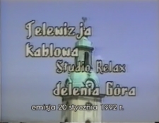 Program telewizji kablowej Studio RELAX Jelenia Góra, 1992, nr 7 (14) / 20.01.1992 [Film]