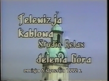 Program telewizji kablowej Studio RELAX Jelenia Góra, 1992, nr 1 (8) / 05.01.1992 [Film]