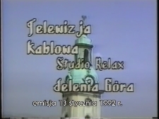 Program telewizji kablowej Studio RELAX Jelenia Góra, 1992, nr 4 (11) / 13.01.1992 [Film]