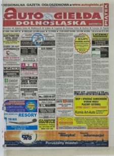 Auto Giełda Dolnośląska : regionalna gazeta ogłoszeniowa, 2008, nr 1 (1689) [4.01]