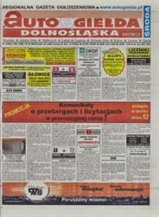 Auto Giełda Dolnośląska : regionalna gazeta ogłoszeniowa, 2008, nr 3 (1691) [9.01]
