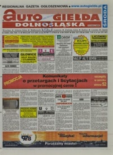 Auto Giełda Dolnośląska : regionalna gazeta ogłoszeniowa, 2008, nr 6 (1694) [16.01]