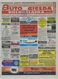 Auto Giełda Dolnośląska : regionalna gazeta ogłoszeniowa, 2008, nr 7 (1695) [18.01]