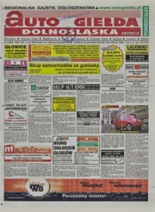 Auto Giełda Dolnośląska : regionalna gazeta ogłoszeniowa, 2008, nr 8 (1696) [21.01]