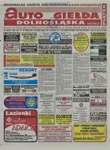 Auto Giełda Dolnośląska : regionalna gazeta ogłoszeniowa, 2008, nr 10 (1698) [25.01]