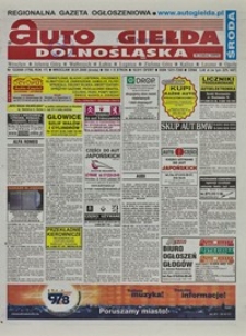 Auto Giełda Dolnośląska : regionalna gazeta ogłoszeniowa, 2008, nr 12 (1700) [30.01]