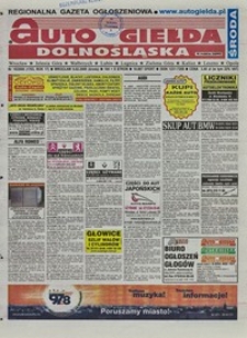 Auto Giełda Dolnośląska : regionalna gazeta ogłoszeniowa, 2008, nr 15 (1703) [6.02]