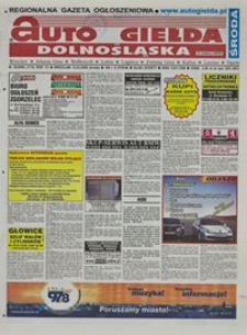 Auto Giełda Dolnośląska : regionalna gazeta ogłoszeniowa, 2008, nr 30 (1718) [12.03]