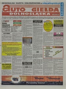 Auto Giełda Dolnośląska : regionalna gazeta ogłoszeniowa, 2008, nr 33 (1721) [19.03]