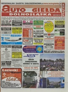 Auto Giełda Dolnośląska : regionalna gazeta ogłoszeniowa, 2008, nr 36 (1724) [28.03]
