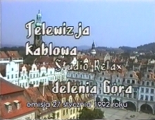 Program telewizji kablowej Studio RELAX Jelenia Góra, 1992, nr 10 (17) / 27.01.1992 [Film]